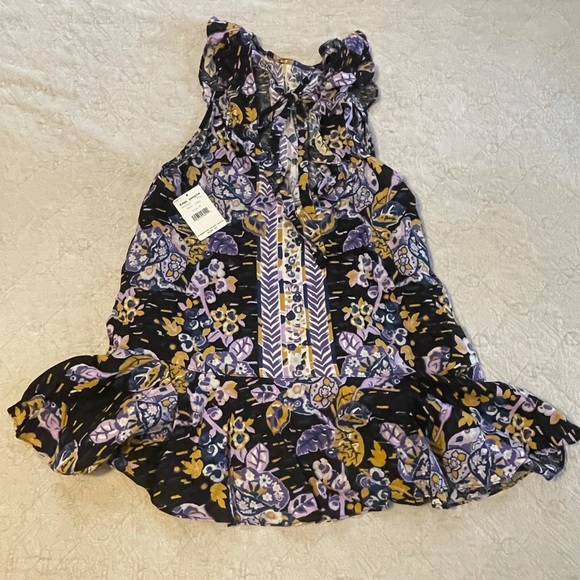 NWT Free People Summer In Tulum Dark Combo Tunic - Picture 5 of 10